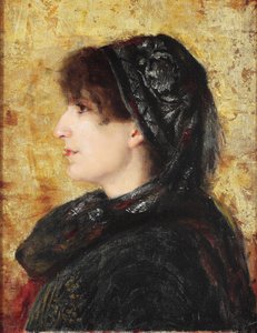 Porträt von Naile Hanım von Osman Hamdi Bey
