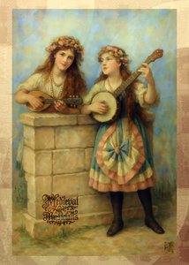 Mittelalterliche Volksmusiker