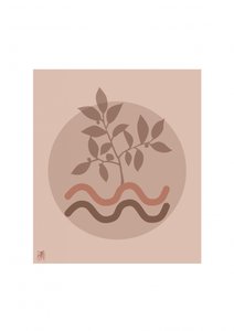 Minimalistische Botanische Wellen
