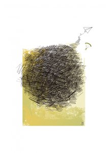 Kritzel Flug Flucht von Osvaldo Russo