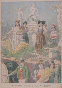 Fatted Ox Festlichkeiten, Villette, Paris, 1900 von Oswaldo Tofani