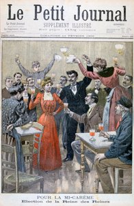 Mittfasten, Wahl der Königin der Königinnen, 1900 von Oswaldo Tofani
