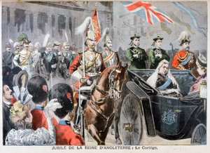 Prozession, Diamantenes Jubiläum von Königin Victoria, 1897 von Oswaldo Tofani