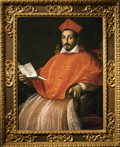 Porträt von Kardinal Scipione Borghese (Scipione Caffarelli-Borghese) (1577-1633) von Ottavio Leoni