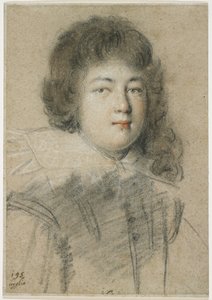 Porträt eines jugendlichen Jungen, 1621 (rote, schwarze und weiße Kreide auf verblasstem braunem Papier)