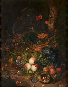Stillleben mit Früchten und Blumen von Otto (after) Marseus van Schrieck