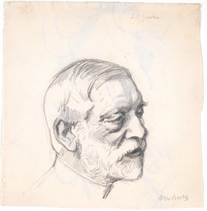 Kopf von Brauer J.C. Jacobsen von Otto Bache