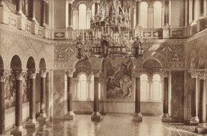 Bayerisches Königsschloss Neuschwanstein, der Thronsaal