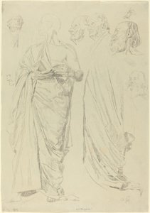 Studien von Männern in Togas von Otto Greiner