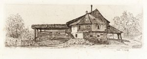Donau, eine alte Mühle von Otto H. Bacher