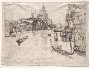 Eingang zum Canal Grande, Venedig