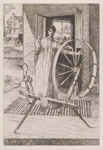 Am Spinnrad