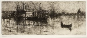 Regnerische Nacht, ca. 1880-82