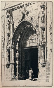 Eingang der Kirche St. Nicholas-des-Champs, 1915