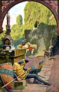 Schloss Dornröschen, ca. 1900 von Otto Kubel