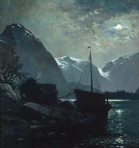 Abend im Vestlandsfjord von Otto Ludvig Sinding