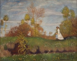 Sommer im Moor von Otto Modersohn