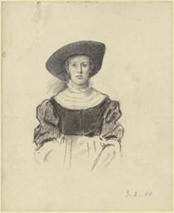 Portia aus der "Vorbereitung zum Kostümball"