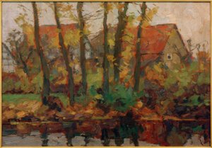 Häuser in Gossfelden von Otto Ubbelohde