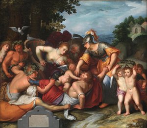 Gemeine Jeuchts Beeldt. Allegorie der Versuchungen der Jugend von Otto van Veen