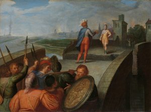 Die Friedensverhandlungen zwischen Julius Civilis und dem römischen General Cerialis (eine von zwölf Serien über den Aufstand der Bataver gegen die Römer)