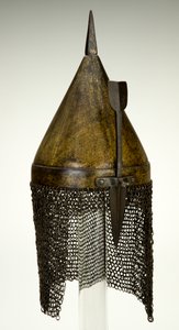 Helm, vielleicht 16. Jahrhundert, im 19. Jahrhundert modifiziert von Ottoman School