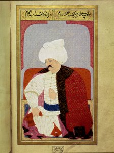 Osmanisches Reich: Porträt des neunten osmanischen Sultans Selim I, genannt der Schreckliche oder der Grausame (1470-1520)