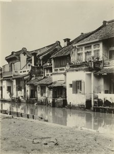 Chinesische Häuser in Batavia