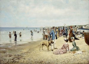 Ein Tag am Strand, 1885
