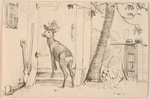 Der Hirsch vor der Tür von P.C. Skovgaard