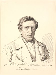 Porträt von Niels Andersen in Forballe. von P.C. Skovgaard
