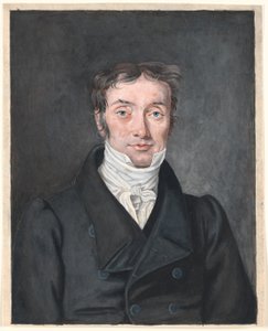 Porträt des Lehrers Hans Jensen Visby (1777-1870), aus Aagerup, Ramløse Gemeinde von P.C. Skovgaard
