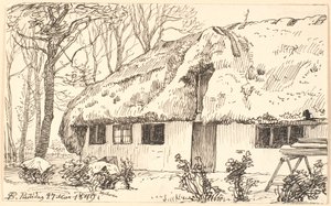 Reetgedecktes Bauernhaus auf Læsø