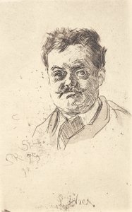 Porträt von Carl Locher, en face