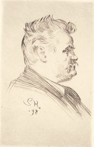 Porträt von Carl Locher, Profil