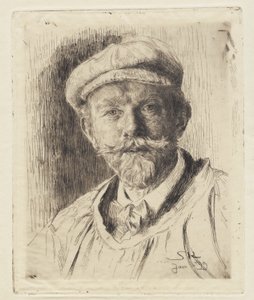 Selbstporträt von Peder Severin Krøyer