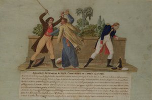 Die Ermordung von General Kleber durch einen Fanatiker, 14. Juni 1800 von P. A. and J.B. Lesueur