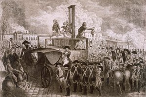 Die Hinrichtung von Louis Capet XVI, 21. Januar 1793