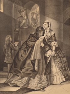 Die Flucht von Lord Nithsdale aus dem Tower, 1716, 1886 von P Fraenkel