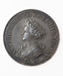 Medaille zur Erinnerung an britische Siege von P. H. Muller