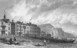 Das York Hotel und Bibliothek, Sidmouth, 1832