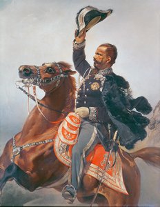 Porträt von Vittorio Emanuele (1820-78) König von Sardinien und Italien (Detail)