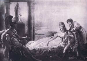 Aeneas erzählt Dido die Unglücke von Troja, aus MacMillan Schulpostern, ca. 1950-60er Jahre