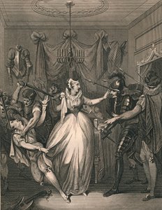 Der Tod von Rizzio, 1566, 1794-1812 von P Rothwell