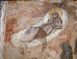 Geburt Christi (Fresko 6.-7. Jahrhundert)