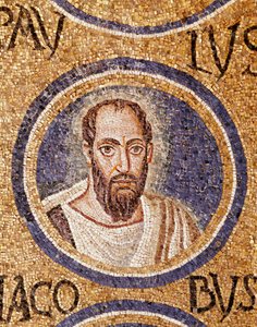 Paleochristliche Kunst: Mosaik des späten 5. Jahrhunderts von Saint Paul, Ravenna, Cappella Arcivescovile