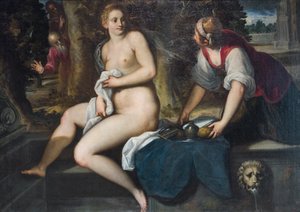 Susanna und die Ältesten von Palma Il Giovane (1548 1628)