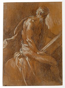 Ein Heiliger beim Lesen von Palma Il Giovane