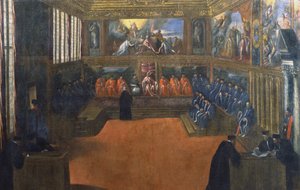 Der Doge von Venedig besucht den Heiligen Stuhl