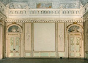 Ansicht des Wandteppichzimmers, Villa Reale, Monza, Lombardei, Italien von Pandolfo Reschi